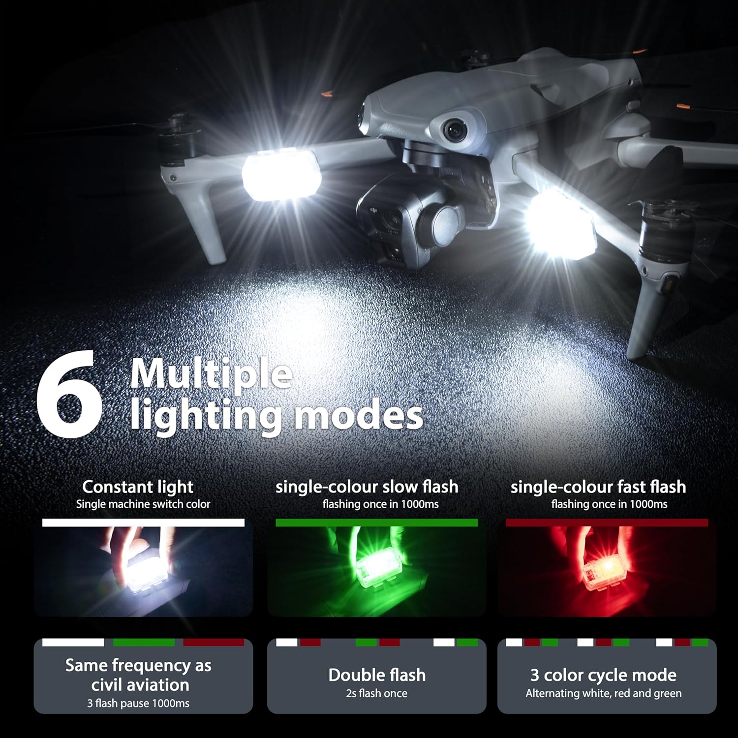 STARTRC Drohnen-Blitzlicht, An – Drone Landing Gear Bewertung und Preis